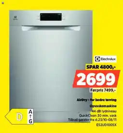 Power Electrolux Opvaskemaskine tilbud
