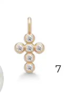 Aveny DIAMOND CROSS PENDANT 14K tilbud