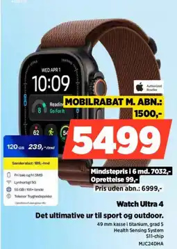 Power Apple Watch Ultra 4 tilbud