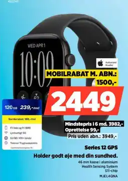 Power Apple Series 12 GPS tilbud