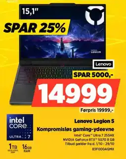 Power Lenovo Legion 5 tilbud