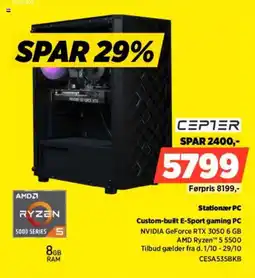 Power Cepter Custom-built E-Sport gaming PC tilbud
