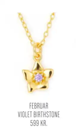 Aveny FEBRUAR VIOLET BIRTHSTONE tilbud