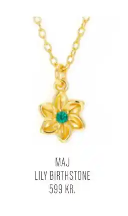 Aveny MAJ LILY BIRTHSTONE tilbud