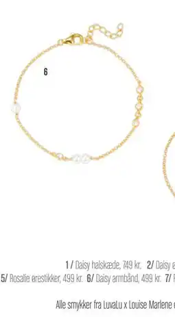 Aveny Daisy armbånd tilbud