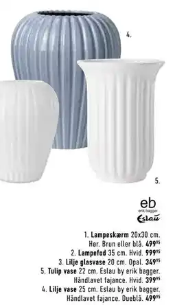 Imerco Lilje vase tilbud