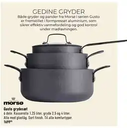 Imerco Gusto grydesæt tilbud