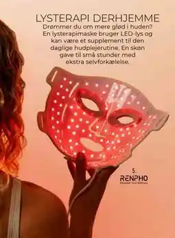 Imerco Artimis LED lysterapi maske tilbud