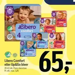 Føtex Libero Comfort eller Up&Go bleer tilbud