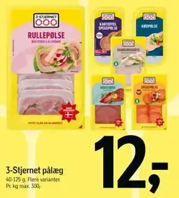 Føtex 3-Stjernet pålæg tilbud