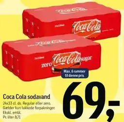 Føtex Coca Cola sodavand tilbud