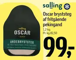 Føtex Oscar bryststeg af fritgående pekingand tilbud