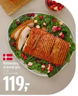 Føtex Ribbensteg af dansk gris tilbud