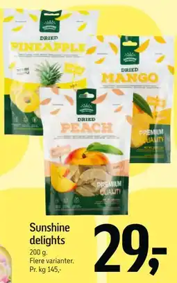 Føtex Sunshine delights tilbud