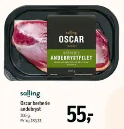 Føtex Oscar berberie andebryst tilbud