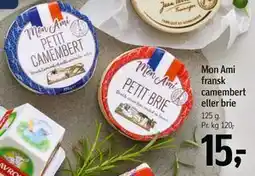 Føtex Mon Ami fransk camembert eller brie tilbud