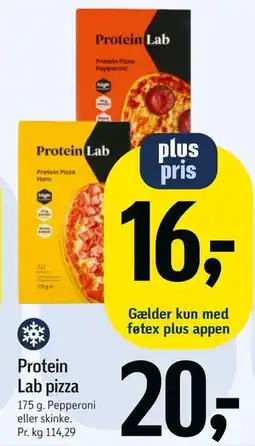 Føtex Protein Lab pizza tilbud