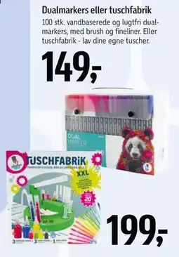 Føtex Dualmarkers eller tuschfabrik tilbud
