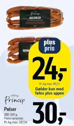 Føtex Pølser tilbud