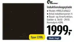 Føtex Thermex Induktionskogeplade tilbud