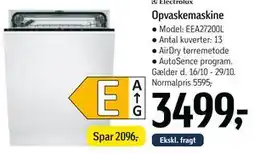 Føtex Electrolux Opvaskemaskine tilbud