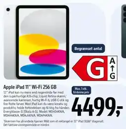 Føtex Apple iPad 11” Wi-Fi 256 GB tilbud