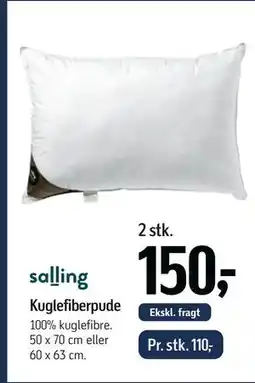 Føtex Salling Kuglefiberpude tilbud