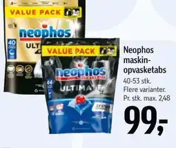 Føtex Neophos maskin opvasketabs tilbud