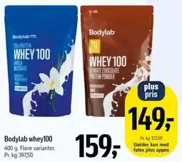 Føtex Bodylab whey100 tilbud