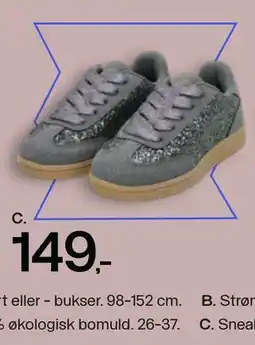 Føtex Sneakers med glitter tilbud