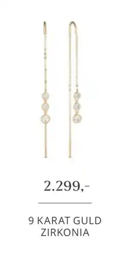 Vibholm 9 KARAT GULD ZIRKONIA tilbud