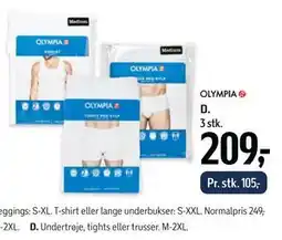 Føtex Olympia undertrøje, tights eller trusser tilbud