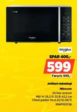 Power Whirlpool Mikroovn tilbud
