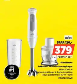 Power Braun stavblender tilbud