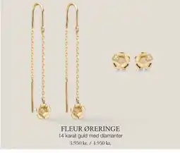 Vibholm FLEUR ØRERINGE tilbud