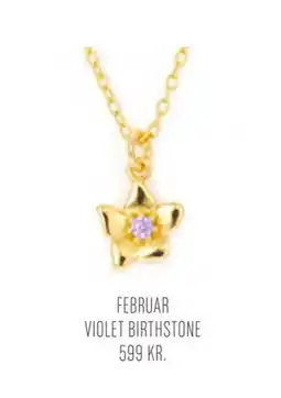 Vibholm FEBRUAR VIOLET BIRTHSTONE tilbud