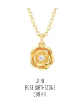 Vibholm JUNI ROSE BIRTHSTONE tilbud