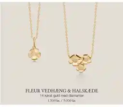 Vibholm FLEUR VEDHÆNG & HALSKÆDE tilbud