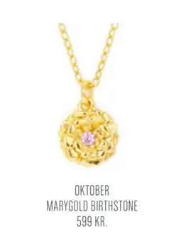 Vibholm OKTOBER MARYGOLD BIRTHSTONE tilbud