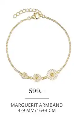 Vibholm MARGUERIT ARMBÅND 4-9 MM/16+3 CM tilbud