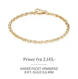 Vibholm ANKER FACET ARMBÅND tilbud