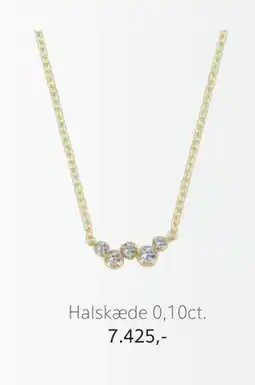 Vibholm Halskæde 0,10ct tilbud