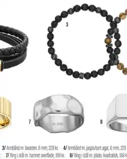 Vibholm Armbånd m. lavasten tilbud