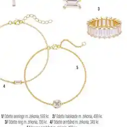Vibholm Odette ring m. zirkonia tilbud