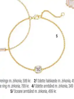 Vibholm Oceane armbånd m. zirkonia tilbud