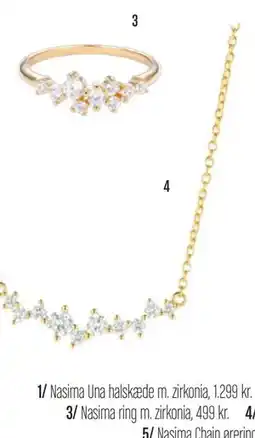 Vibholm Nasima ring m. zirkonia tilbud