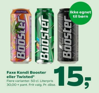 Coop 365 Booster energidrik tilbud