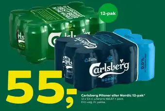 Coop 365 Carlsberg pilsner øl tilbud