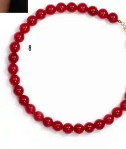 Vibholm LuvaLu Jewellery, Celeste Red halskæde, 12 mm tilbud