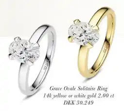 Vibholm Grace Ovale Solitaire Ring tilbud